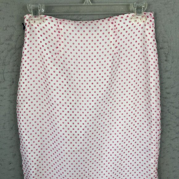 Lovers Friends Skirt Womens Small Pink White Suffolk Coquette Feminine NEW - Picture 15 of 16